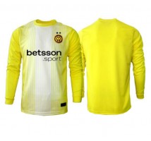 Inter Milan Bramkarskie Koszulka Wyjazdowa 2025-26 Długi Rękaw